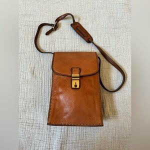 Barantani Italian Leather Crossbody unisex